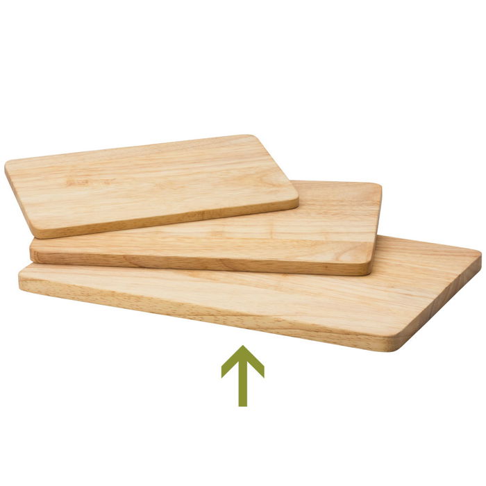 Continenta Tabla Cortar Madera Goma 34x22x1,5 cm Continenta Tabla Cortar Madera Goma 34x22x1,5 cm